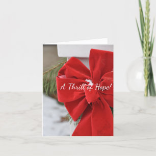 Festiva Un júbilo de esperanza: Tarjeta de Navidades en ma