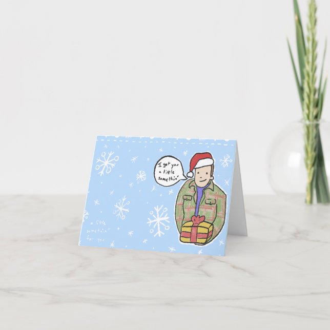 Festiva Un poco de la tarjeta Kevin Xmas (Anverso)