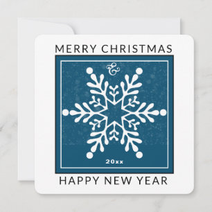 Festiva Una gran tarjeta de vacaciones para Navidades SNOW