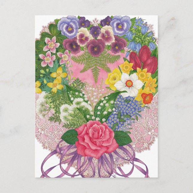 Festiva Una postal de San Valentín de Nueva Victoria (Anverso)