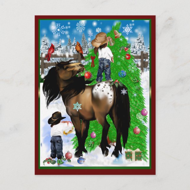 Festiva Una postal para caballos y niños (Anverso)