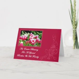 Festiva Una tarjeta Brother de la bendición de Pascua y su