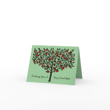 Una tarjeta de año dulce