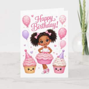 Festiva Una tarjeta de cumpleaños dulce