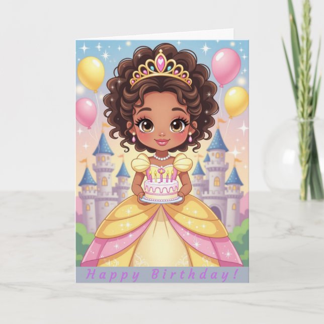 Festiva Una tarjeta de cumpleaños real (Anverso)