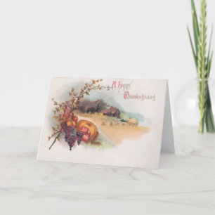 Festiva Una tarjeta de felicitación feliz de la acción de