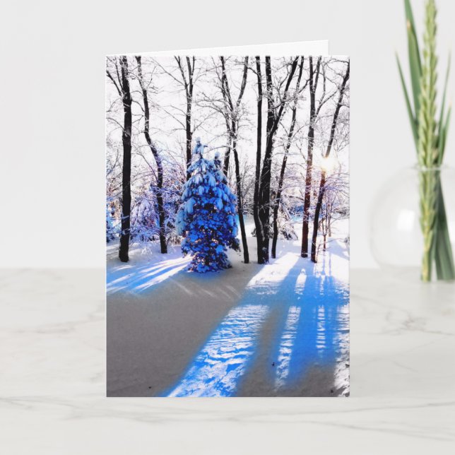 Festiva Una tarjeta de vacaciones/solsticio de invierno (Anverso)