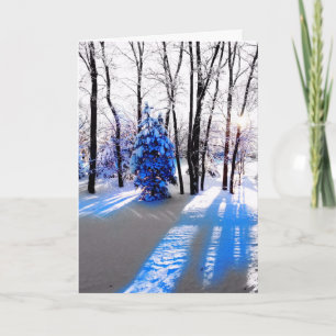 Festiva Una tarjeta de vacaciones/solsticio de invierno