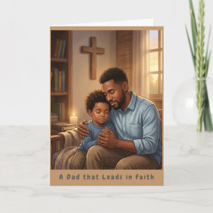 Festiva Una tarjeta del Día del Padre fiel