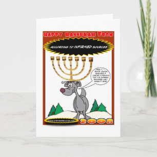 Festiva ¡Una TARJETA muy ÚNICA de HANNUKAH!!