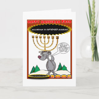 Festiva ¡Una TARJETA muy ÚNICA de HANNUKAH!!