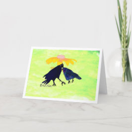 Festiva Una verdadera tarjeta de diseño creativo de Love L