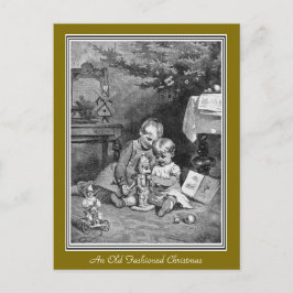 Festiva Una vieja postal de Navidades de moda