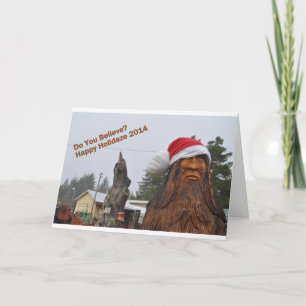 Festiva "Usted cree" la tarjeta del día de fiesta de Santa