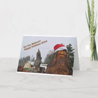 Festiva "Usted cree" la tarjeta del día de fiesta de Santa