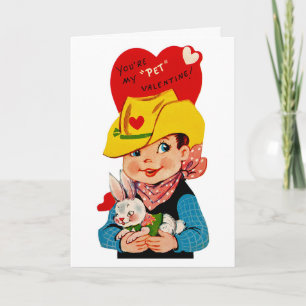 Festiva Usted es mi vaquero de la tarjeta del día de San