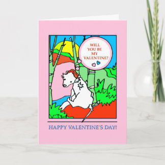 Festiva Usted será mi Tarjeta del día de San Valentín-En