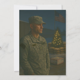 Festiva Vacaciones militares que se recuerdan tarjeta de N