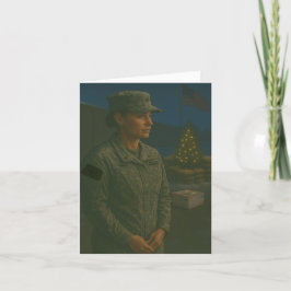 Festiva Vacaciones militares que se recuerdan tarjeta de N