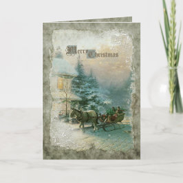 Festiva Vacaciones para navidades - Tarjeta de felicitació