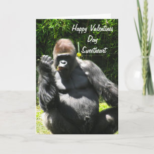 Festiva VALENTINA DE SU tarjeta GORILLA