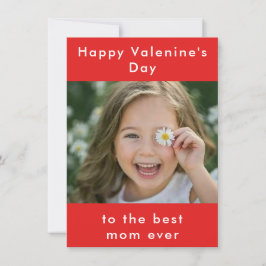 Festiva valentina en aula, tarjeta de foto, tarjeta día de