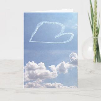 Festiva Valentine (en blanco dentro) - Tarjeta de corazón 