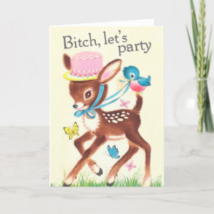 Festiva ¡Vamos fiesta! - tarjeta de cumpleaños vintage div