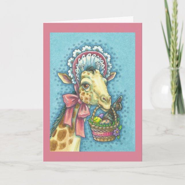 FESTIVA VERSIÓN DE TARJETA DE RECIBIMIENTO GIRAFFE (Anverso)