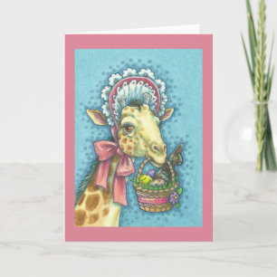 FESTIVA VERSIÓN DE TARJETA DE RECIBIMIENTO GIRAFFE