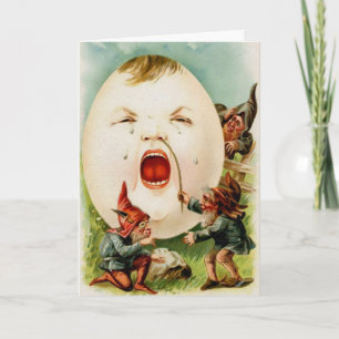 Festiva Vieja tarjeta de Pascua Victoria