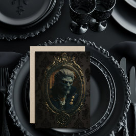 Festiva Vieja tarjeta de vacaciones de campaña