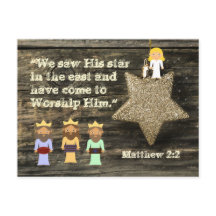 Vimos Su Postal Estrella, Biblia Verso Navidades