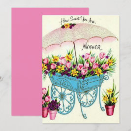 Festiva Vintage Qué Dulce Es La Tarjeta De Vacaciones De D