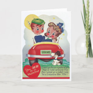 Festiva Vintage - usted AUTO sea mi tarjeta del día de San