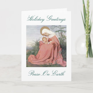 Festiva Virgen María de la tarjeta de felicitación del