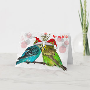 Festiva WIFE de la tarjeta de navidades Cuddle