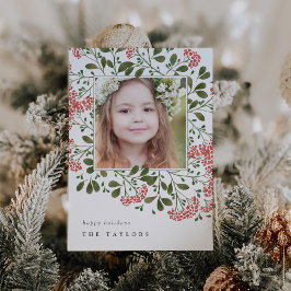 Festiva Winter Bouquet | Tarjeta fotográfica de vacaciones