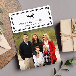 Festiva Winter Fox | Tarjeta fotográfica de vacaciones