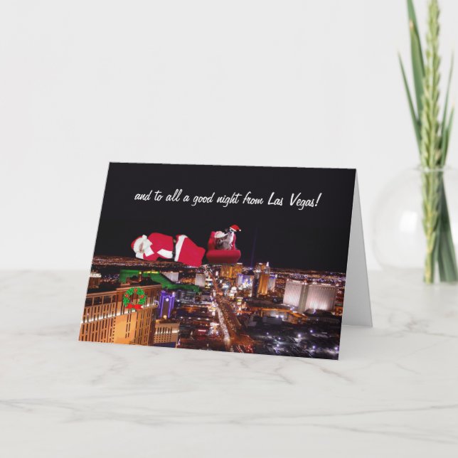 Festiva y a todas las buenas noches de la tarjeta de Las (Anverso)