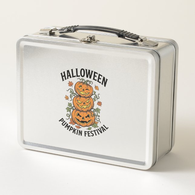 Festival de calabaza de Halloween Jack O Linterna  (Anverso)
