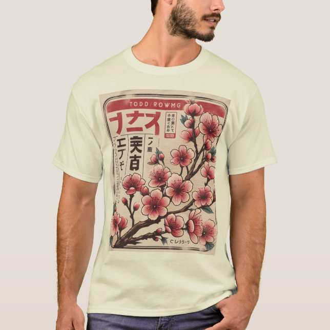 Festival de Flores de Tokio Camiseta con flores de (Anverso)