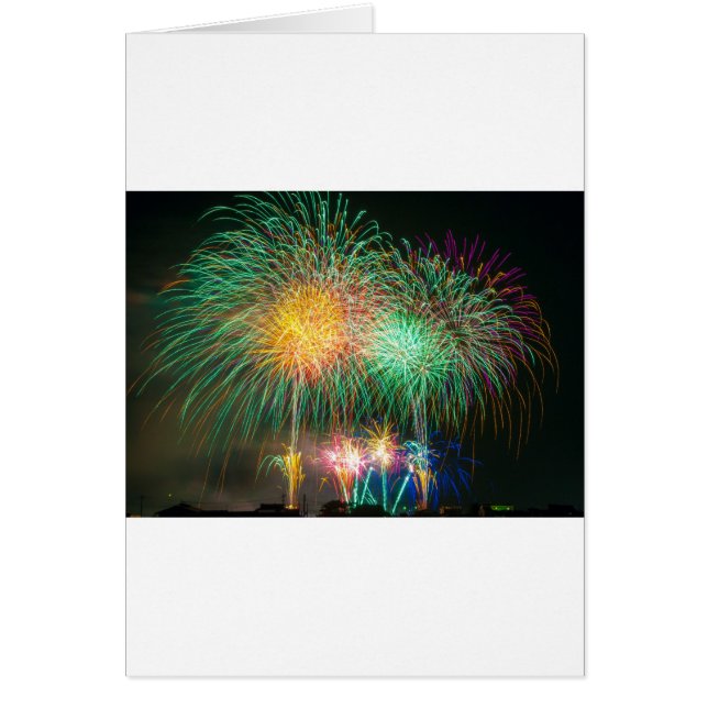 Festival de Japón con fuegos artificiales (Frente)