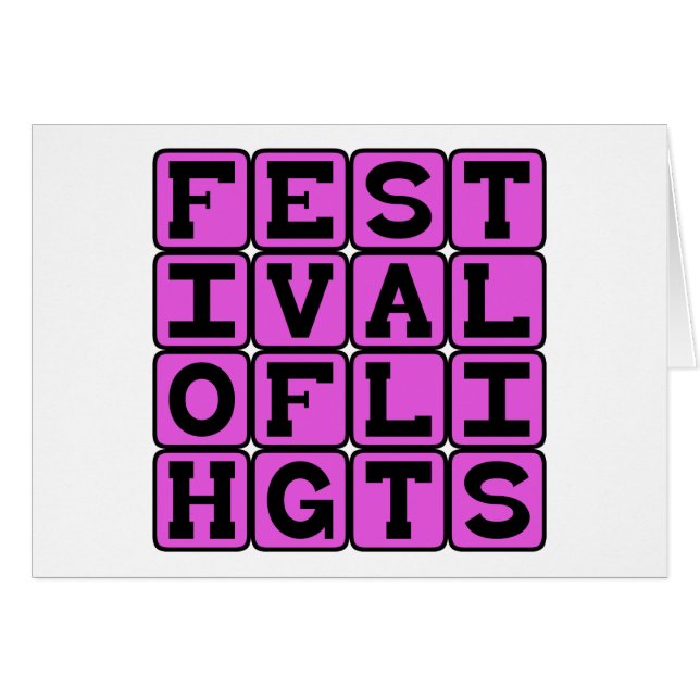 Festival de las Luces, Hannukah (Anverso (Horizontal))