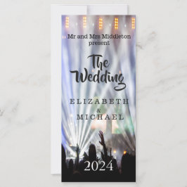 Festival de Música boda Invitación a las Luces Bri