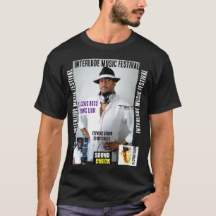 FESTIVAL DE MÚSICA INTERLLUDE  Camiseta oscura bás