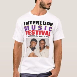 FESTIVAL DE MÚSICA INTERLUDIO. Camiseta básica par