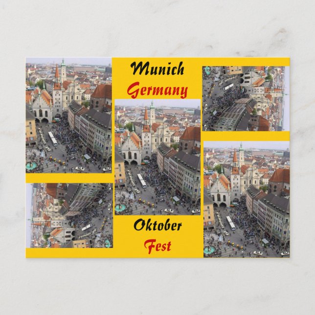 Festival de Octubre, postal (Anverso)