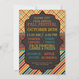 Festival de Otoño - Fiesta de Otoño - Invitación