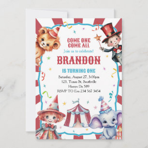 Festival del Carnaval de Circo Invitación de cumpl